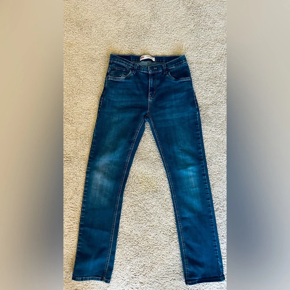 Levi's Kids Dark Blue Jeans - Picture 1 of 8
